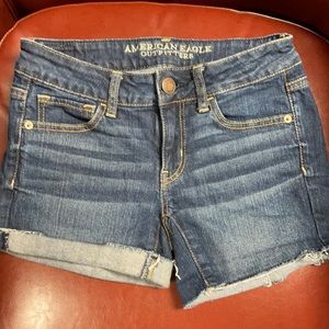 Misses denim shorts